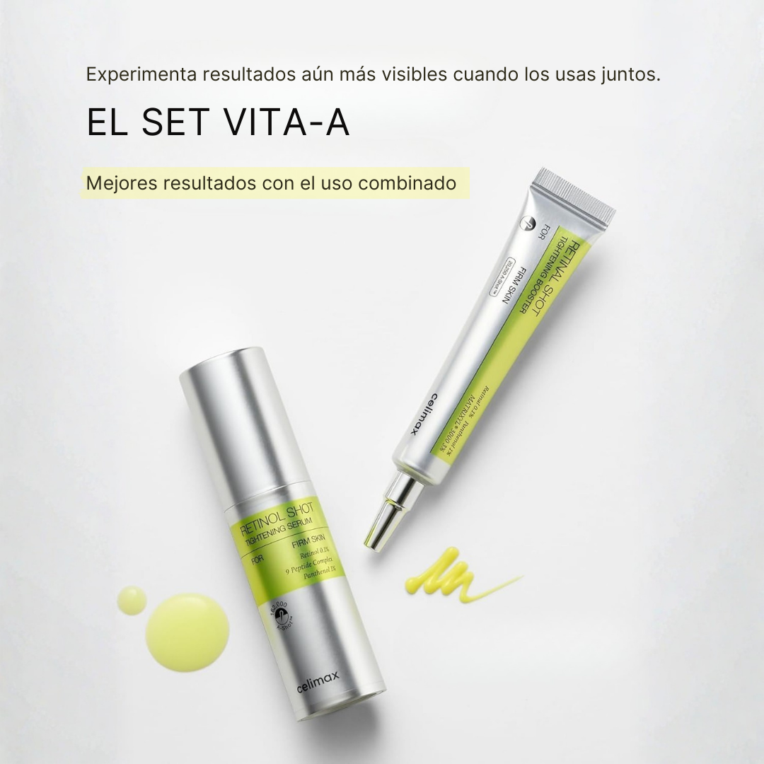 Dúo reafirmante Vita-A (Sérum + Booster)